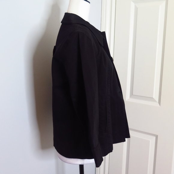 Classic Black Pea Coat - Picture 9 of 15